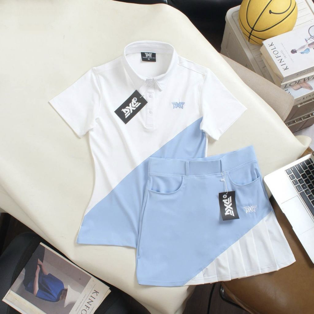 ‼️SALE‼️⛳PXG Women's Golf Set ชุดกอล์ฟผู้หญิง เสื้อ+กระโปรง