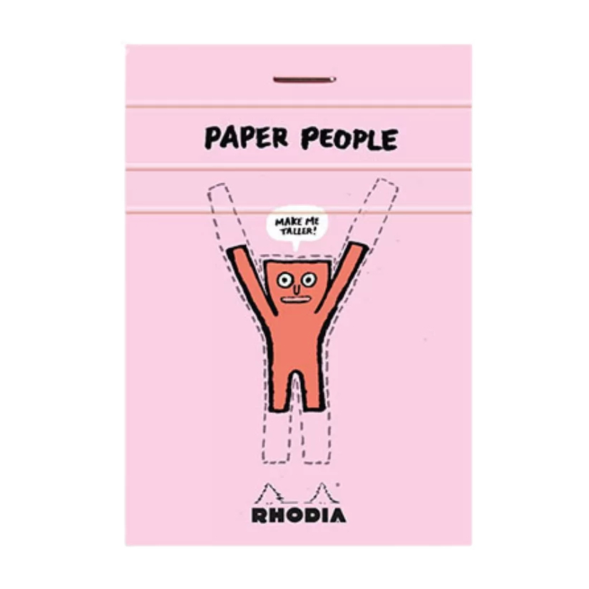 Rhodia N°11 stapled pad 90th anniv x Jean Jullien (C11190C) / สมุดฉีกแบบกริด N°11 ขนาดA7 90 ปี x Jean Jullien