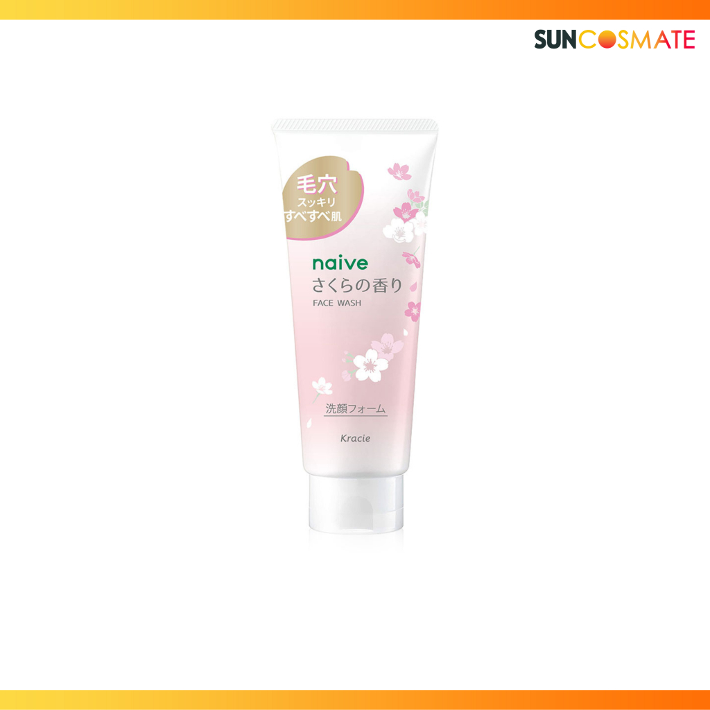 Naive face wash (sakura) 130g