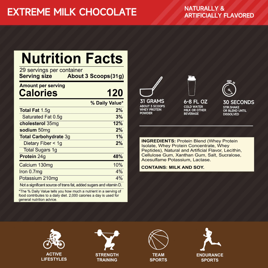 QiuMi Whey Protein Powder รสช็อกโกแลต 2LB thumbnail 10