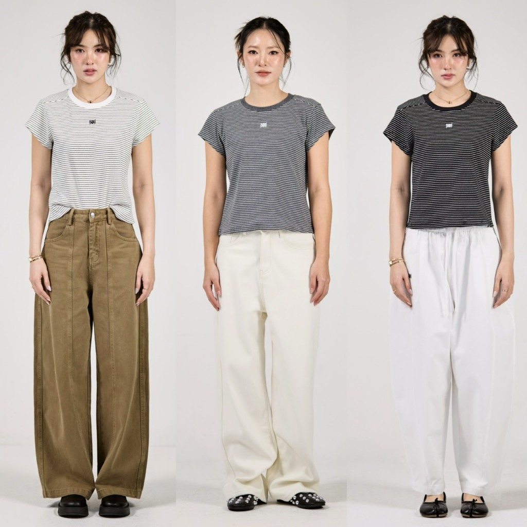 Roomry.n - Campus Ringer Tee เสื้อยืด
