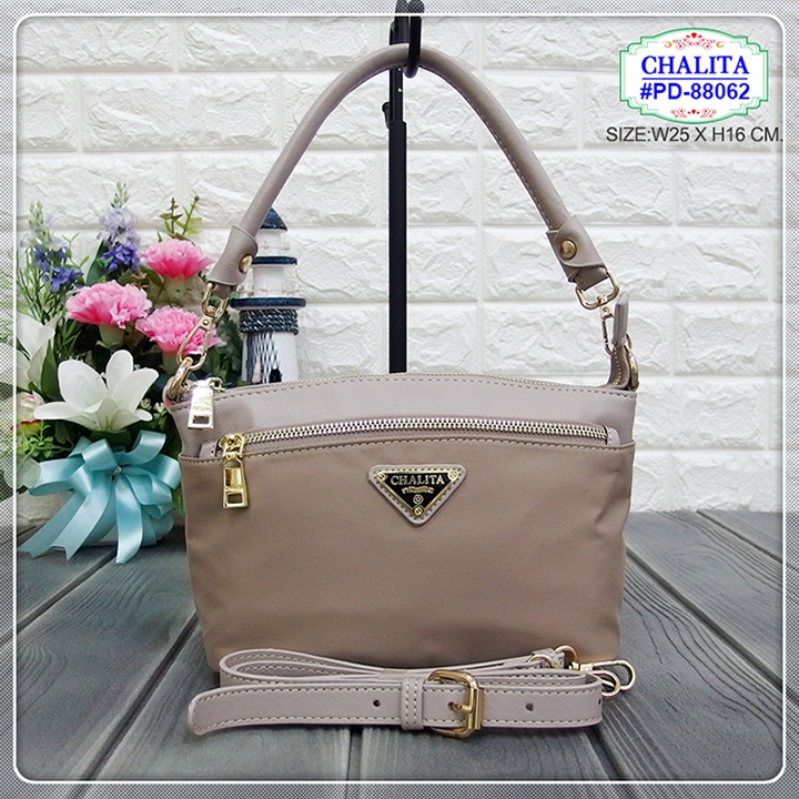 กระเป๋าสะพายสายยาว รุ่น PD-88062 ยี่ห้อ CHALITA #กระเป๋าถือ #กระเป๋าสะพาย #มีเก็บปลายทาง