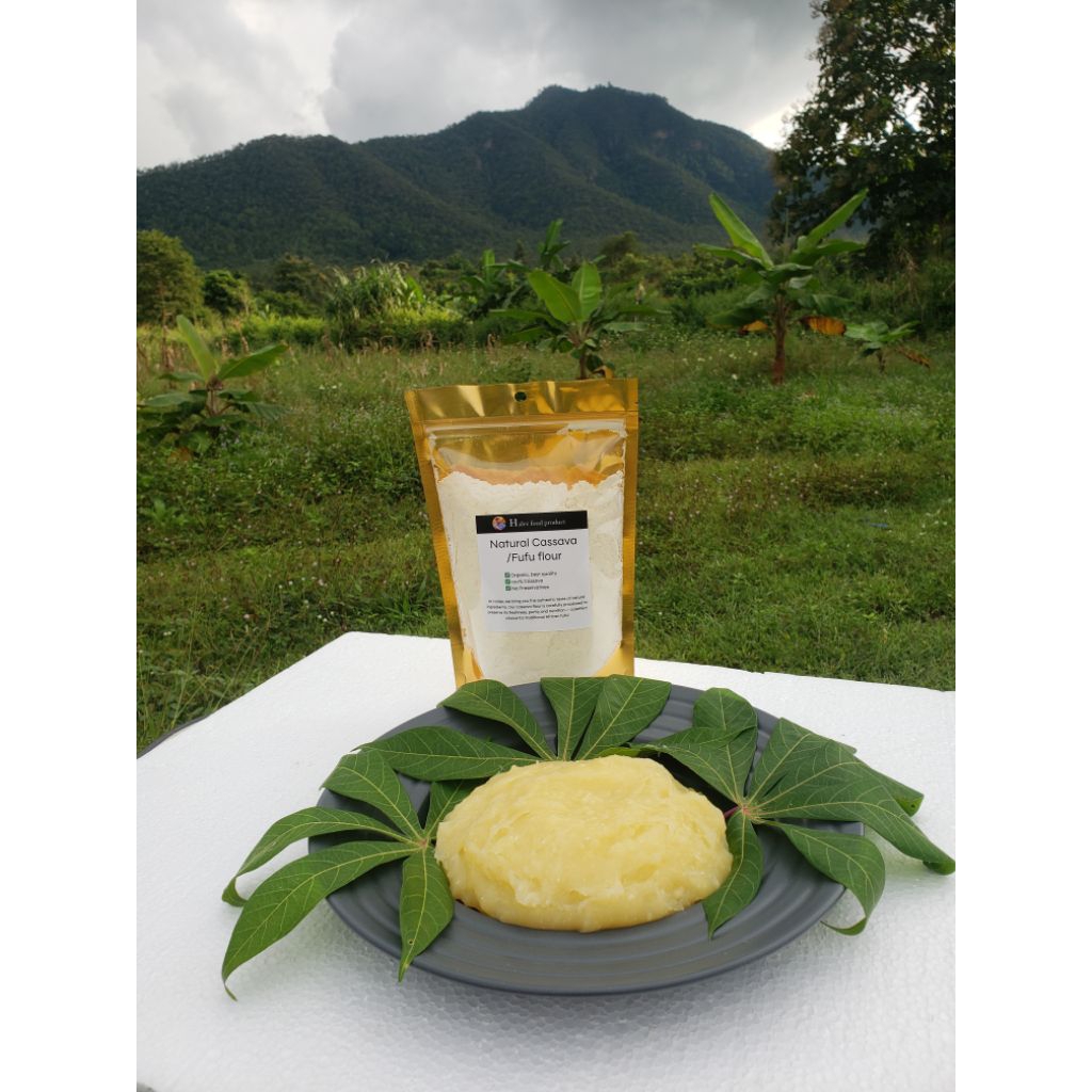 Premium Fufu Flour / Cassava Flour 250g | แป้งฟูฟูคุณภาพสูง 100% | ออร์แกนิก#fufuflour #cassavaflour