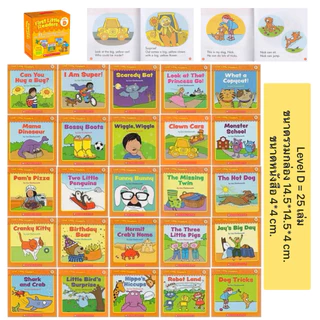 หนังสืออ่านภาษาอังกฤษสำหรับเด็ก วัย2-6 ขวบ นิทานก่อนนอนภาษาอังกฤษ box set First little reader(03757134)