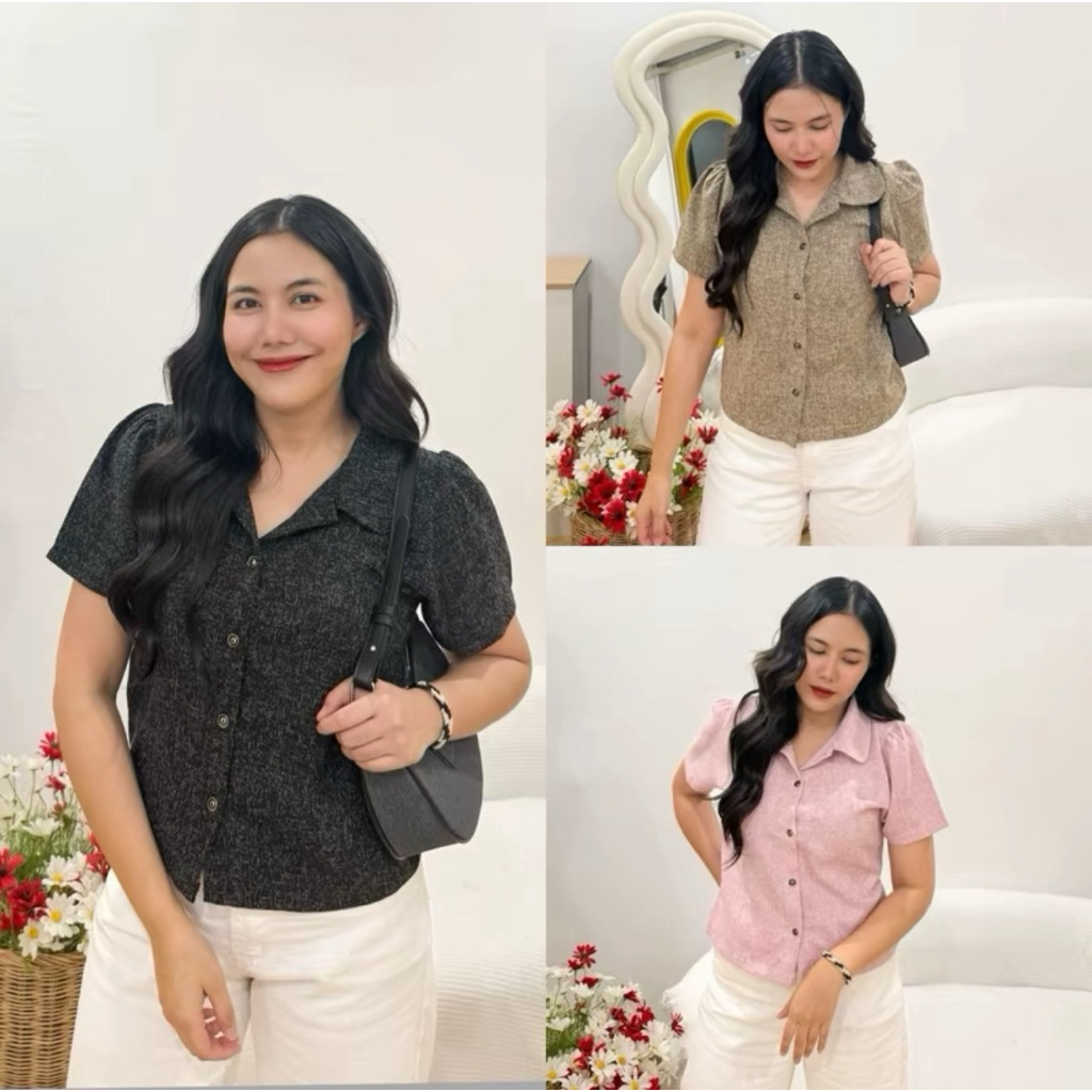 TweedTy shirt เสื้อทวิตตี้เชิ้ต-ซูการ์คอปก