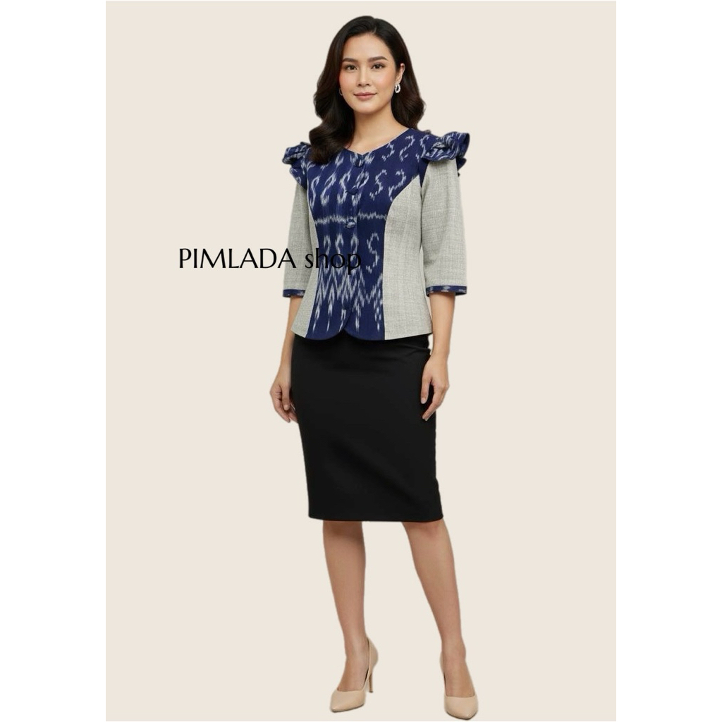 หรัส F09 เสื้อผ้าฝ้ายทอมือ