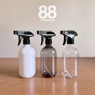 ขวดสเปรย์พลาสติก ขวดทรงกลม+หัวสเปรย์ ขนาด 300 500 ML เกรดอย่างดีพร้อมหัวปั๊ม พร้อมส่ง ส่งไว
