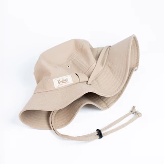 G001 Beige หมวกเดินป่า หมวกบักเก็ต มีสาย สไตล์ญี่ปุ่น ทรงสวย เบา ใส่สบาย
