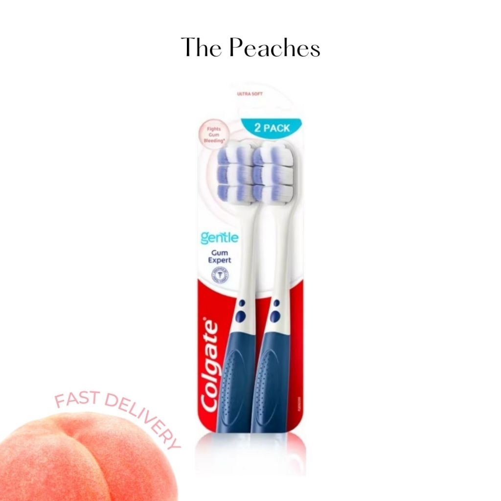 แพ็คคู่ คอลเกต เจนเทิล กัมเอ็กซ์ เปิร์ต แปรงสีฟัน Colgate Gentle Gum Expert Toothbrush