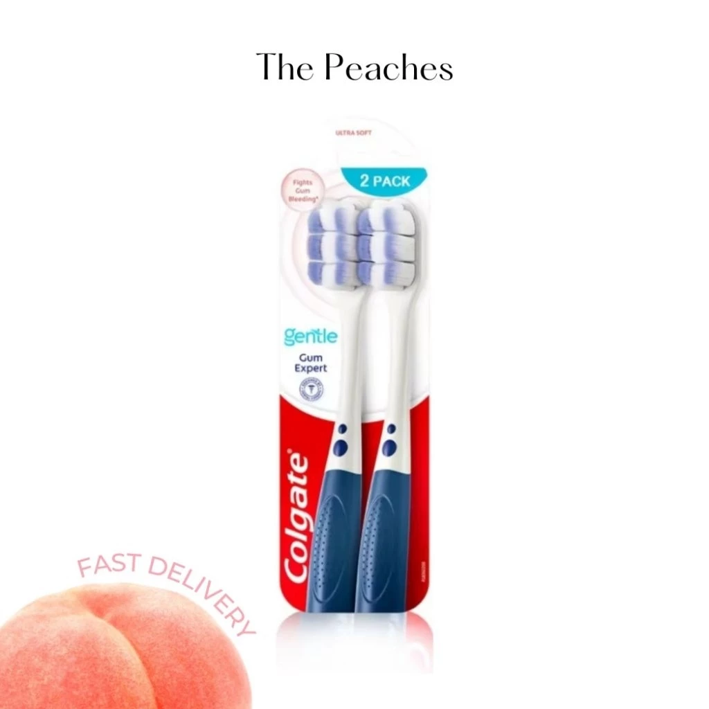 แพ็คคู่ คอลเกต เจนเทิล กัมเอ็กซ์ เปิร์ต แปรงสีฟัน Colgate Gentle Gum Expert Toothbrush