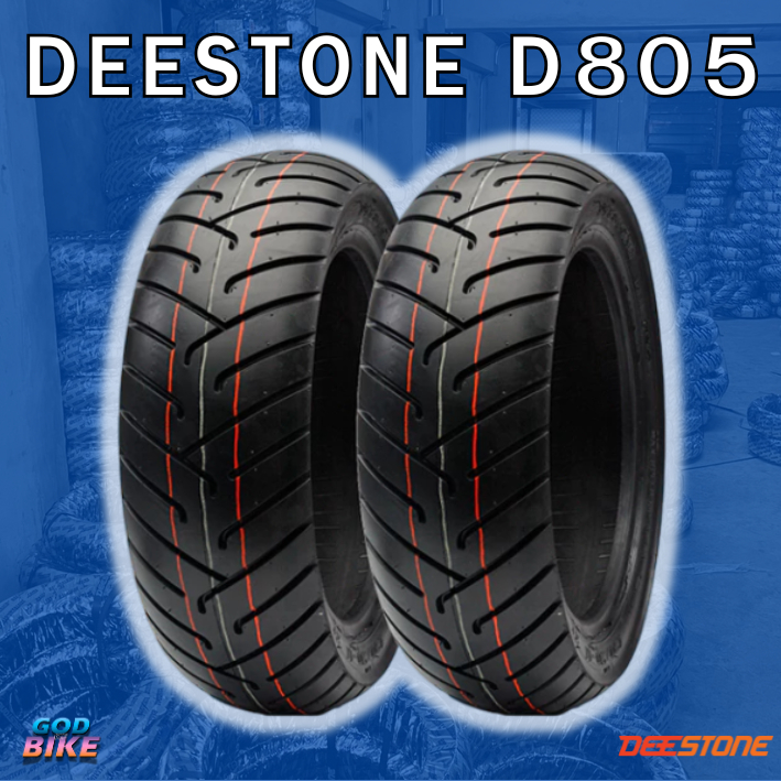 ยางนอก Deestone D826 สำหรับมอเตอร์ไซค์ ขอบ 10-15 PCX, MSX, NMAX, XMAX, AEROX, Vespa, Click, Lead และ