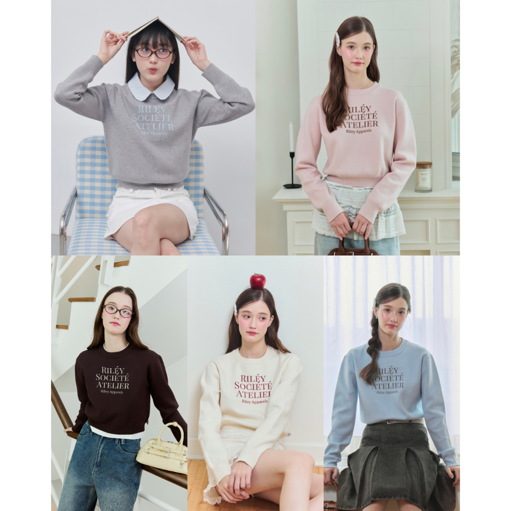 Riley.apparels - Cherine Sweater 9139 [**อ่านรายละเอียดการซักก่อนสั่ง**]