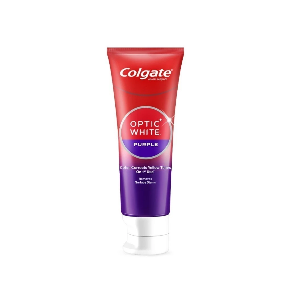 [มี 4 แพ็คให้เลือก] ยาสีฟัน คอลเกต อ๊อพติค ไวท์ เพอร์เพิล 100 กรัม Colgate Optic White Purple 100g thumbnail 4