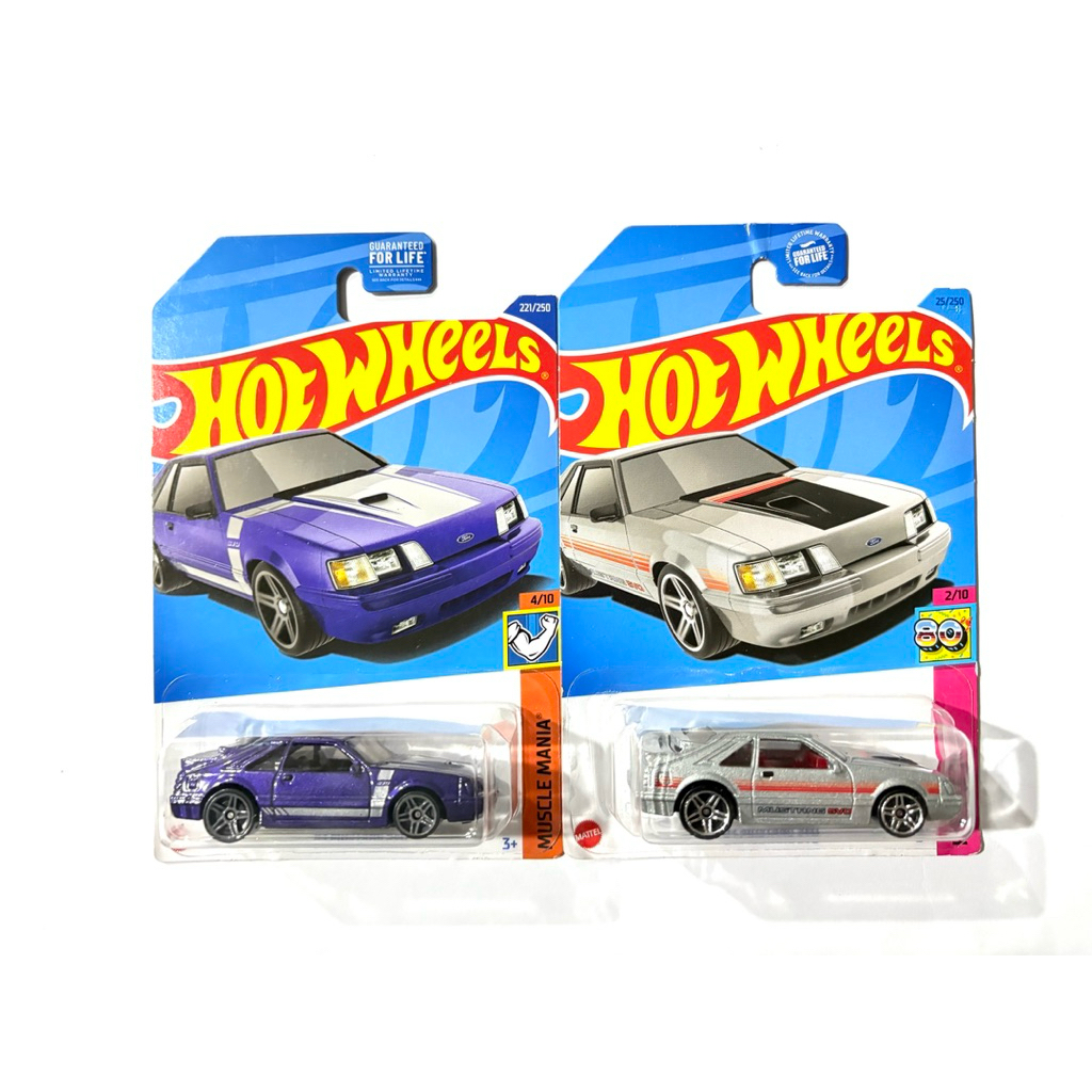 Hot Wheels | ‘84 FORD MUSTANG SVO ~ มี 2 สี |‼️แพคยับ หูยับ‼️|🇺🇸แพคอเมริกา✈️| 📦สินค้ามีพร้อมส่ง