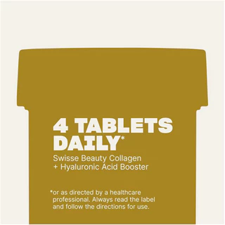 Swisse Beauty Collagen + Hyaluronic Acid Booster 80 Tablets คอลลาเจน+ไฮยาลูโรนิก เพิ่มความยืดหยุ่น ผิวกระจ่างใส
