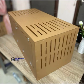 กรงอะคริลิค 80×40×40 ซม. รูระบาย 8 มม. ความหนา 3มม. สำหรับแฮมสเตอร์ กระต่าย (1 กรงต่อ 1 คำสั่งซื้อ)