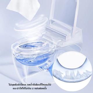 Deeyeo กระดาษทิชชู่เปียก พกพา แพ็ค 8 ชิ้น ขนาดเล็ก จับถนัดมือ พกพาสะดวก ดึงใช้ไม่ติดกัน ฆ่าเชื้อได้ถึง 99.9% ย่อยสลายได้