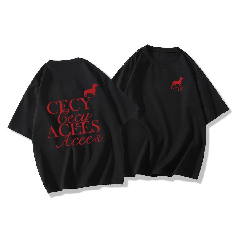 (จัดส่งตลอด 24 ชั่วโมง）Angle Official  เสื้อยืดคอกลม ใส่เท่ห์ๆ แฟชั่นลายวินเทจ สไตล์เกาหลีผ้ายืด นิ่มใส่สบายมาก พร้อมส่ง ราคา ถูกที่สุด ดีลบีเคเค แกลเลอรีภาพที่ 6