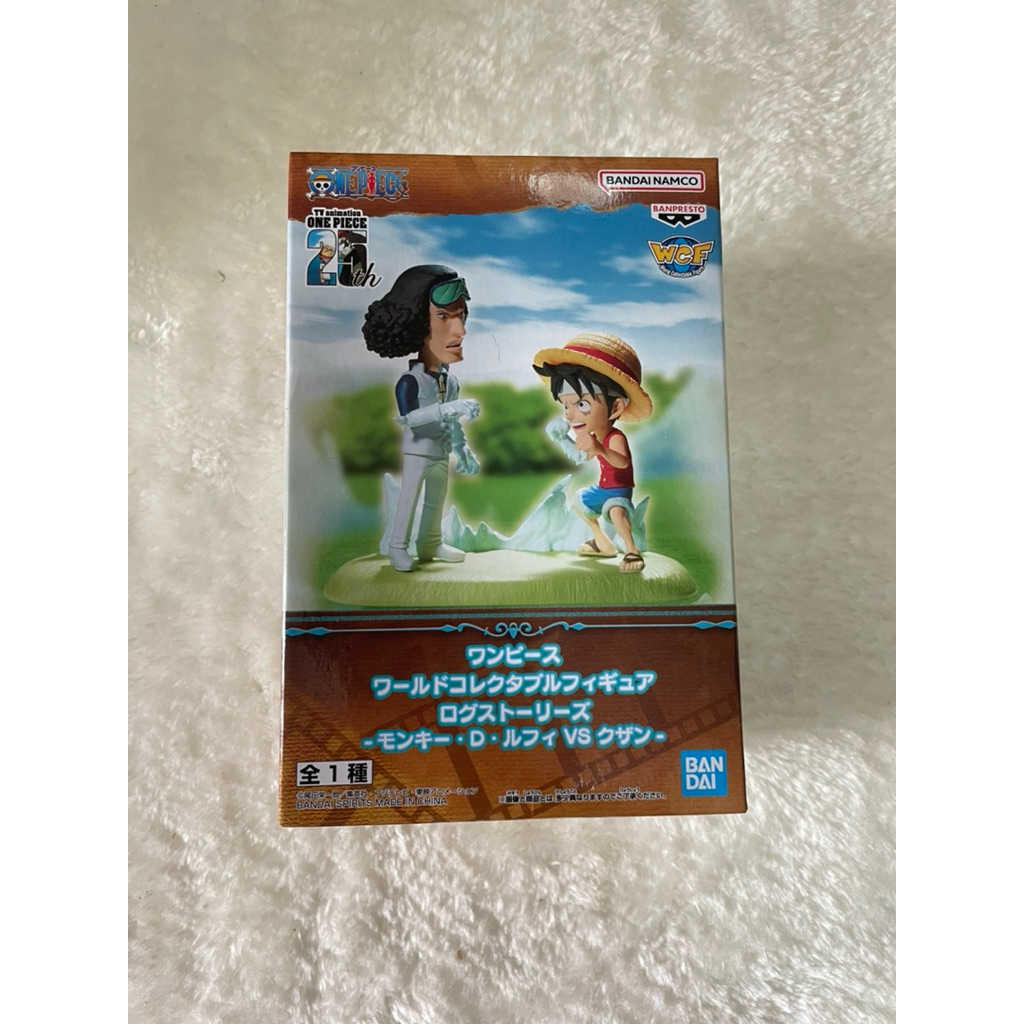 พร้อมส่ง Figure Monkey D. Luffy & Kuzan (Aokiji) One Piece World Collectible Figure Log Stories wcf