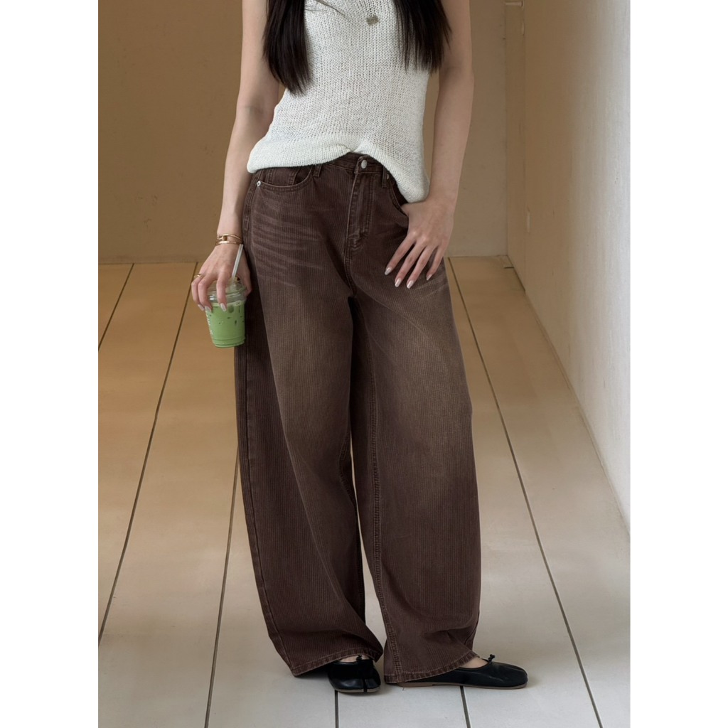 Roomry.n -  Loft jeans กางเกงยีนส์ทรงกระบอกใหญ่ รูปที่ 3