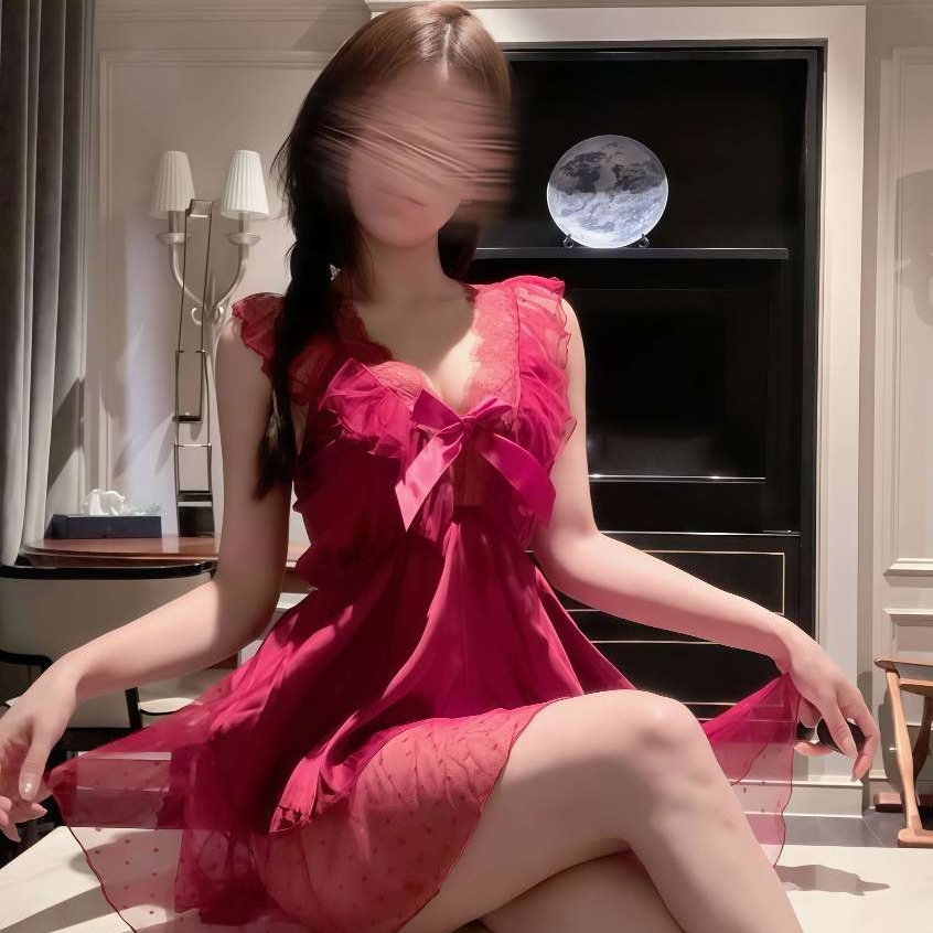 ชุดนอน ชุดนอนเซ็กซี่ คอวี แขนกุด ลายจุด bow ชีฟอง ผ้านิ่ม ฟรีไซส์ ผ้าใส่สบาย ส่งไวจากไทย - รูปที่ 7