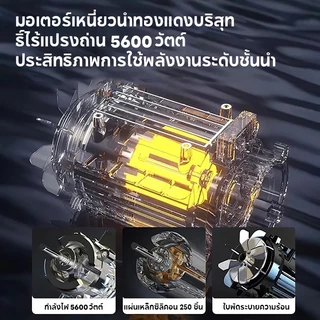 Thaipwr เครื่องฉีดน้ำแรงดันสูง 5600W High Pressure Washer มอเตอร์เหนี่ยวนำดูดน้ำได้ด้วยตัวเอง 600bar ปั้มแรงดันสูงล้างรถ