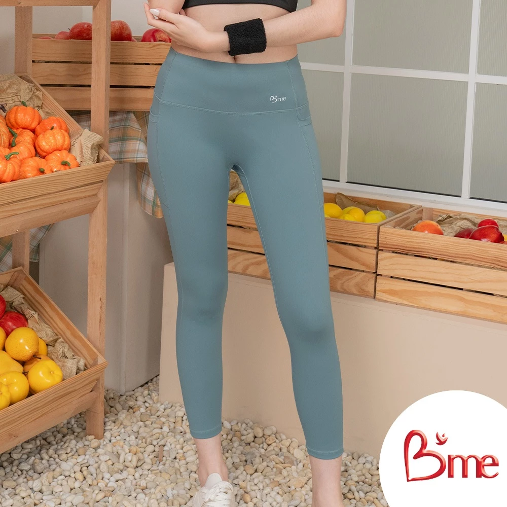 B'me กางเกงเลกกิ้งขายาว รุ่น MER308 สีดำ สีเขียว