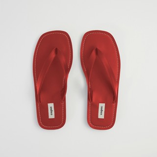 รองเท้าแตะหนังแท้  Copse Everyday Sandals - Chili Red 