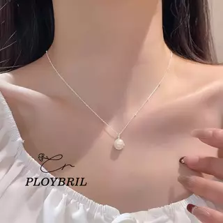 สร้อยคอ มุก จี้ สร้อยคอแฟชั่น เครื่องประดับผู้หญิง สไตล์เรียบหรูเกาหลี PLOYBRIL X003