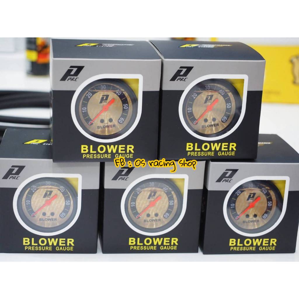 วัดบูสแท้PPRCหน้าเงิน-หน้าทอง มีไฟLed ในตัวหน้าปัด65มิล