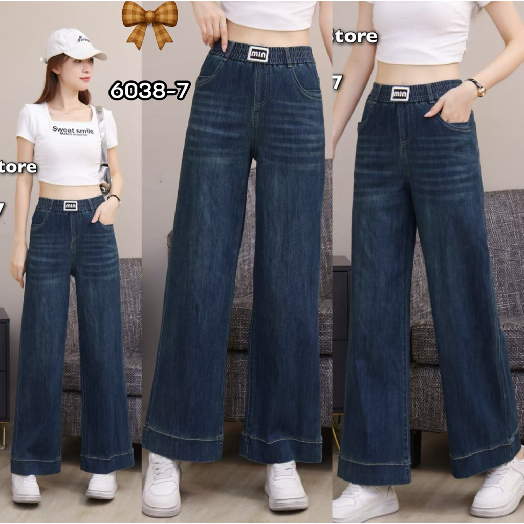 6038-7  กางเกงยีนส์ Dolly Dell ทรงตรง