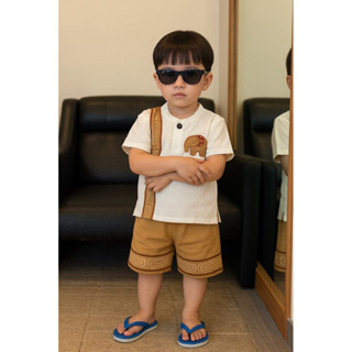 เดินเชือกแนวตั้ง ผ้าฝ้ายฝอกนิ่ม ใส่สบายมากค่ะ ❤️