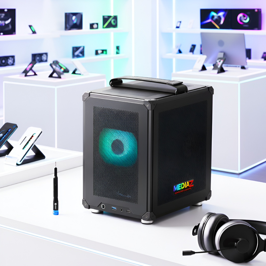 Jonsbo C6 เคสคอม MicroATX สีดำ พร้อมที่หิ้ว (ส่งไว/ของแท้ประกันศูนย์ไทย)