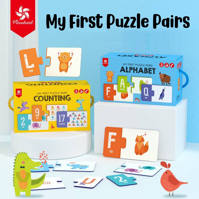 Pinwheel My First Puzzle Pairs จิ๊กซอว์จับคู่อันแรกของหนู | ของเล่นเสริมพัฒนาการ