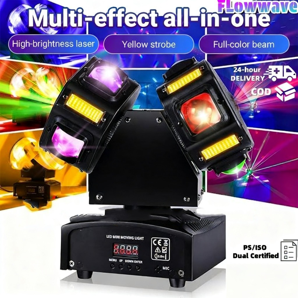 120 W แสงเลเซอร์ดิสโก้ - RGBW ลูกเล่น DMX 512 &ควบคุมเสียงสำหรับปาร์ตี้ KTV