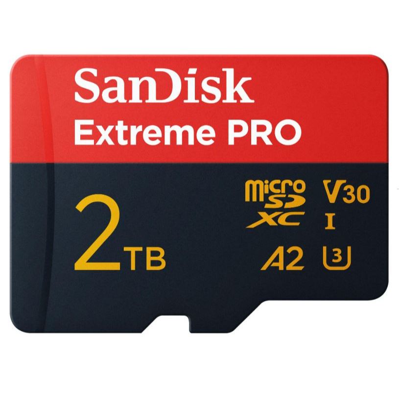 SanDisk 2TB SDSQXCD-2T00-GN6MA,Extreme Pro uSD,250/150MB/s RW,C10,UHS,U3 รุ่น SDSQXCD-2T00-GN6MA