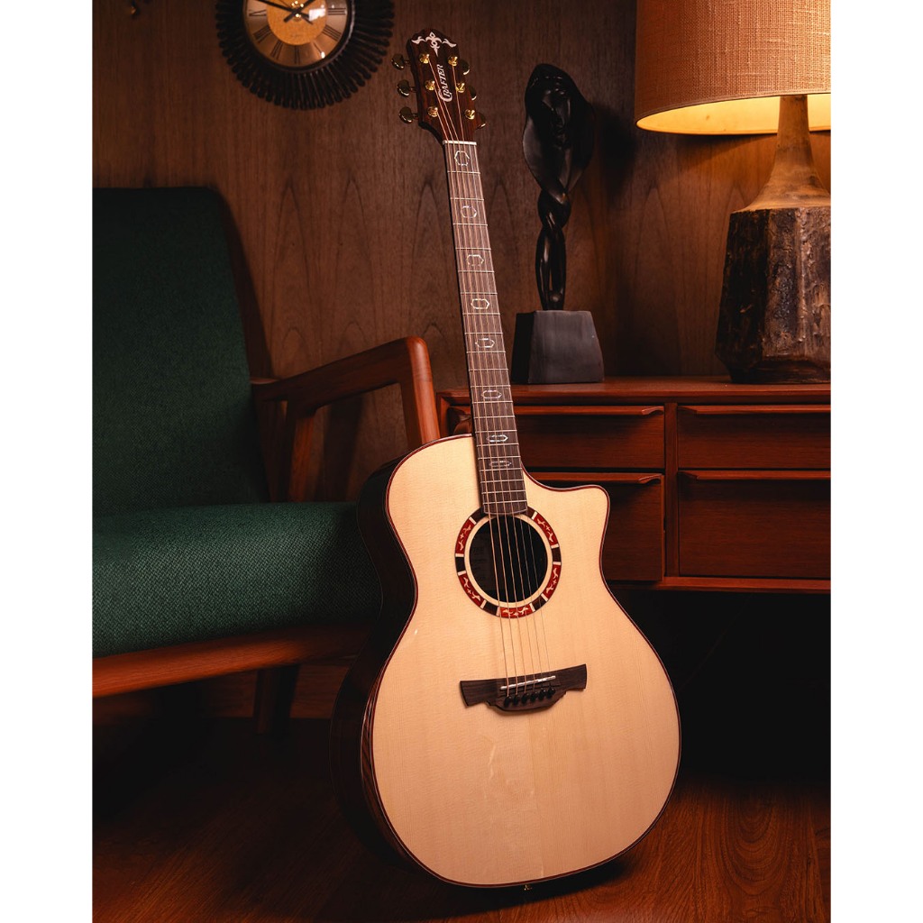 กีตาร์โปร่งไฟฟ้า CRAFTER VL G-36CE CUSTOM PRO /BAG