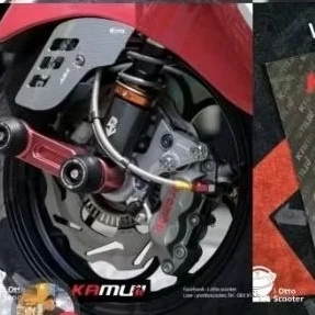 สายเบรคหน้า Vespa Sprint 2pot/4pot HEL หัวฟิตติ้ง KAMUI thumbnail 7