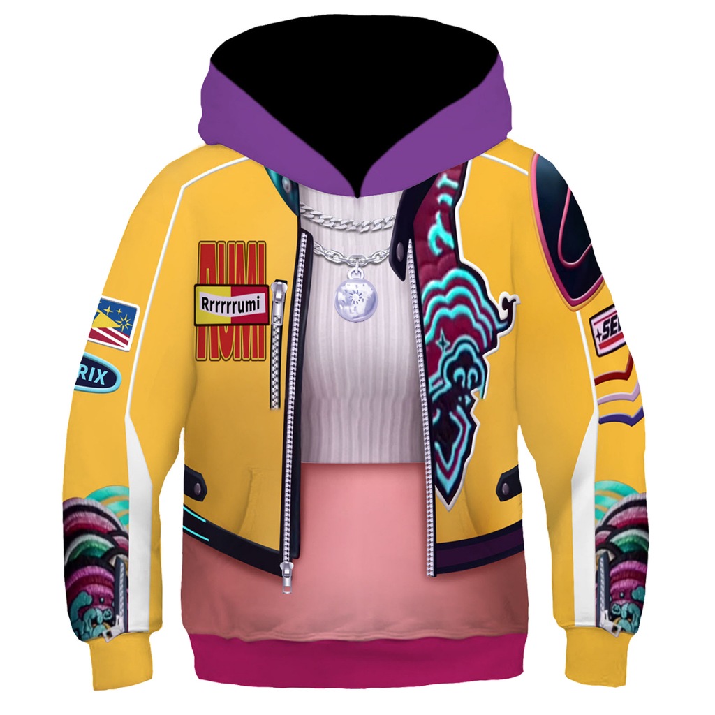 ภาพยนตร์เคป๊อป Mira Rumi Zoey แฟชั่นเสื้อผ้า ชุดคอสเพลย์ ฮาโลวีน ชุดเล่นบทบาทสมมติ ชุดเด็ก - รูปที่ 7