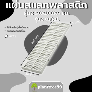 Planttree99 แผ่นปูพื้นพลาสติก จัดสวน (รุ่นใหม่หนากว่าเดิม) ขนาดสินค้า 30x100x5 เซนติเมตร มี 4สี