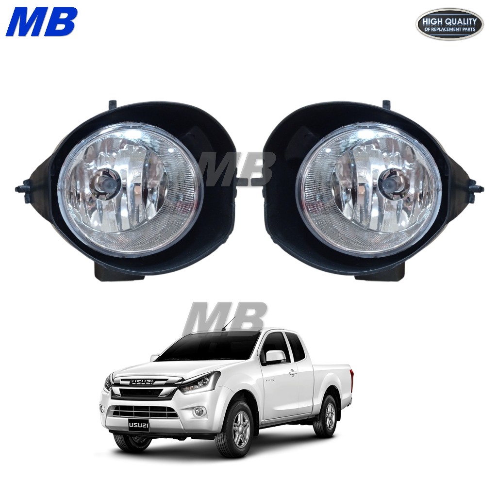ไฟตัดหมอก D-max ดีแม็ก D-max  ดีแม็ค 1.9  ISUZU ALL NEW 2015 2016 2017 2018 2019 * รุ่นเตี้ย *