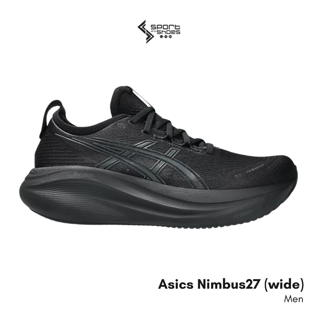 Asics Gel-Nimbus27 ( 2E ) Wide รองเท้าวิ่ง สำหรับผู้ชาย ( หน้าเท้ากว้าง ) สินค้าแท้ 100 %