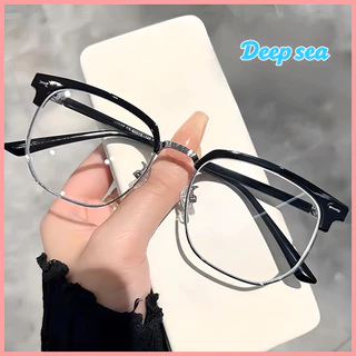 [จัดส่งในกทม]แว่นกรองแสง (สายตาสั้น-50ถึง-400) เลนส์BlueBlock กรองแสงสีฟ้าจากคอมมือถือ100% สำหรับผู้ชายผู้หญิง 109