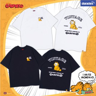 [NEW] Garfield เสื้อยืดผู้ใหญ่โอเวอร์ไซส์ การ์ฟิลด์วินเทจ ลา…