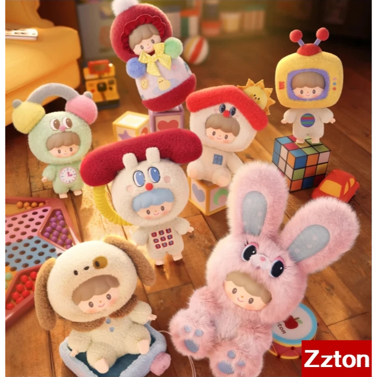 พวงกุญแจโซตอน zzoton TV🐰‼️โค้ดลดคุ้ม‼️(เช็คการ์ด กระต่าย) Zzoton Happy Childhood ของแท้