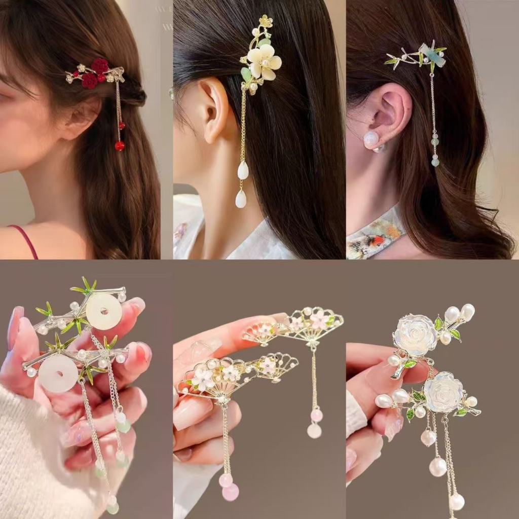 🍒พร้อมส่งจ้าา🍒กิ๊บคู่ (ได้ 2 ตัว) งานน่ารักมากๆ งานประณีต สวยงามมากๆ ค่ะ