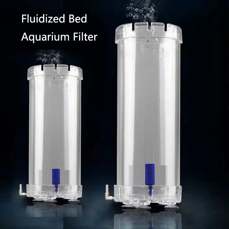 Moving Bed Filter กระบอกปั่นมูฟวิ่งเบด ตัวกรองชีวภาพ มูฟวิ่งเบด กรองตู้ปลา กระปุกฟองน้ำกรองน้ำ ตั้งพื้น อุปกรณ์กรองตู้ปล