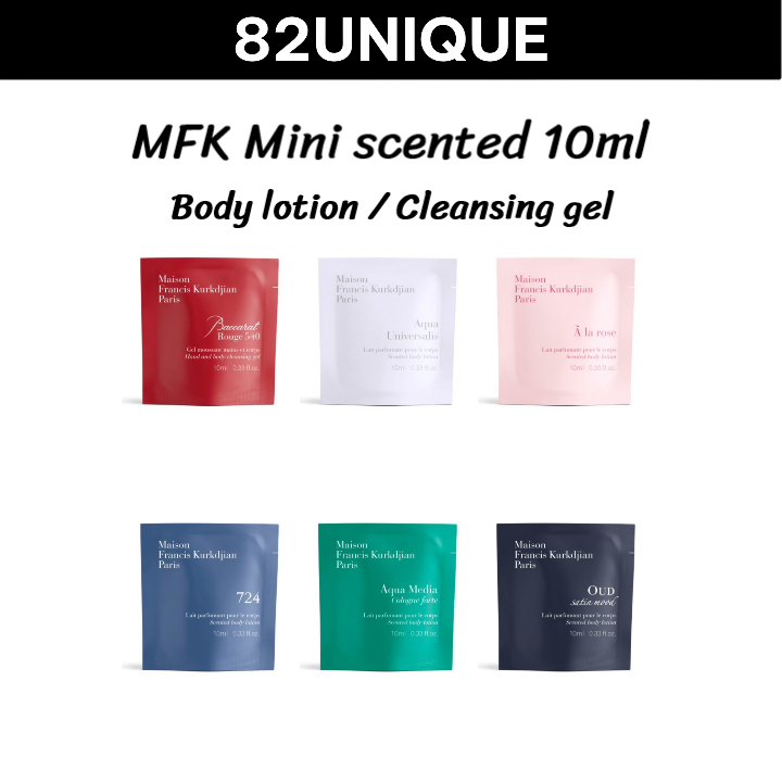 MFK Mini Scented Body Lotion Cleansing Gel 10ML - 724 / OUD satin mood / A la rose