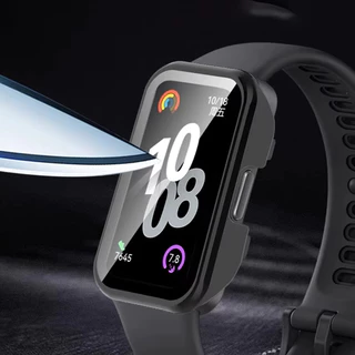 กรณีฟิล์มแก้วนิรภัย PC for Huawei Band 11 /11 Pro /10 9 8 อุปกรณ์ปกป้องกันกระแทกหน้าจอ for Huawei Band 10 9 8 NFC