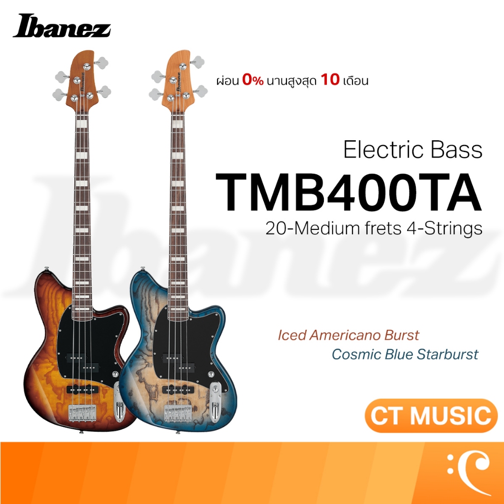 Ibanez TMB400TA Electric Bass เบสไฟฟ้า เบส TMB 400 TA TMB400 400TA